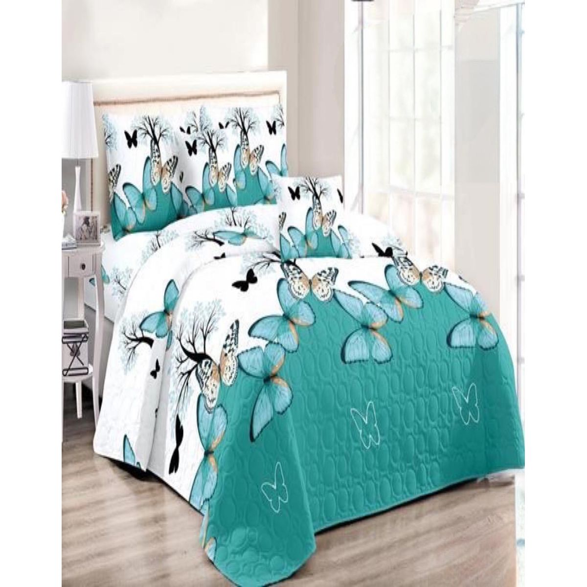 GENERICO - Cubrecama Cobertor Quilt 2 Plaza Primera Verano Q65