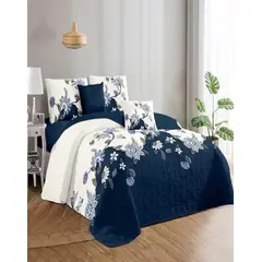 GENERICO - Cubrecama Cobertor Quilt 2 Plaza Primera Verano Q69
