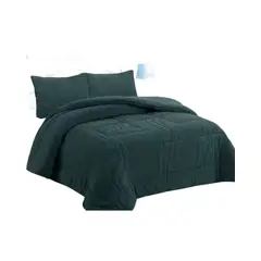 GENERICO - CUBRECAMA DISEÑO 2025 CON CHIPORRO SUPER KING 250 CM X 270 CM COLOR GRAFITO