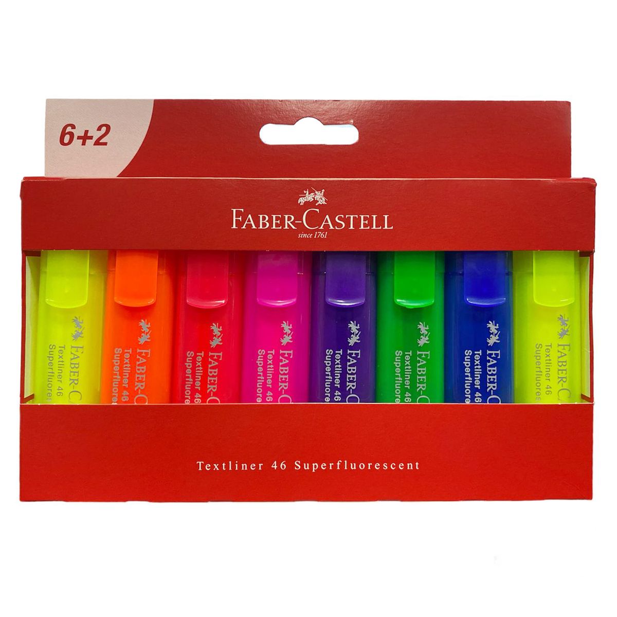 FABER-CASTELL - Destacador Faber-Castell TL 46 SuperFluor (8 Colores)