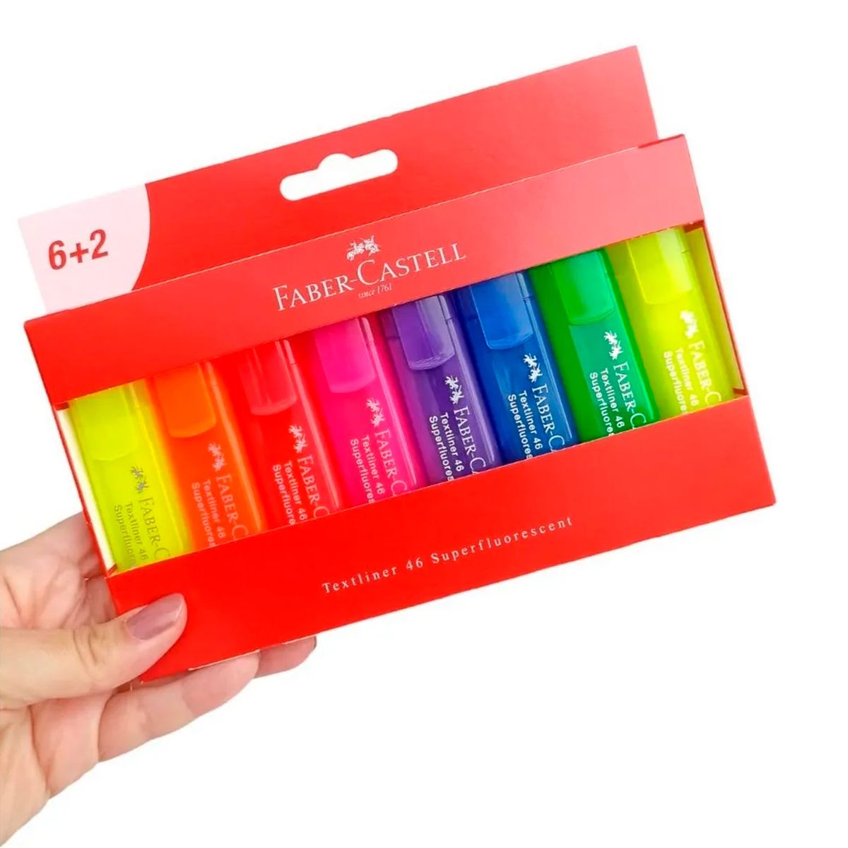 FABER-CASTELL - Destacador Faber-Castell TL 46 SuperFluor (8 Colores)