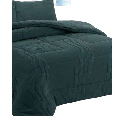 Imagen 2 del producto CUBRECAMA DISEÑO 2025 CON CHIPORRO SUPER KING 250 CM X 270 CM COLOR GRAFITO