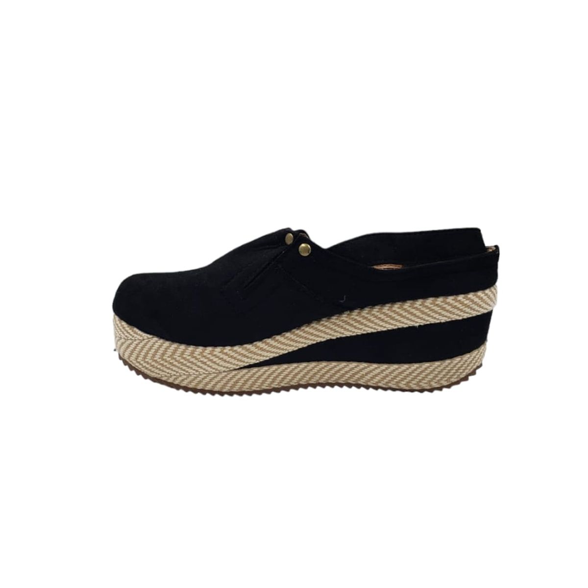 HERIEL - Zapato Panchita Negro Plataforma