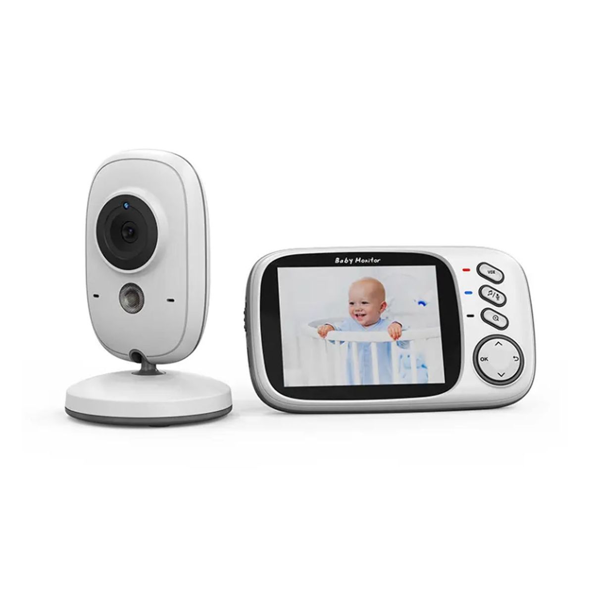 KIDSTAR - Monitor Bebé VB603 con Cámara, Visión Nocturna y Audio