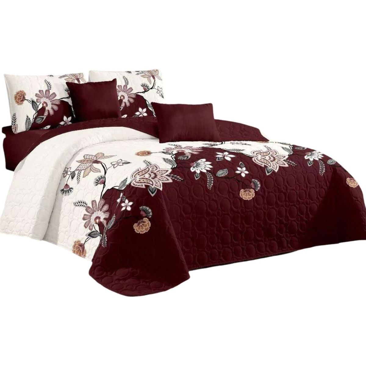 GENERICO - CUBRECAMA QUILT  DE VRANO KING-SUPER KING