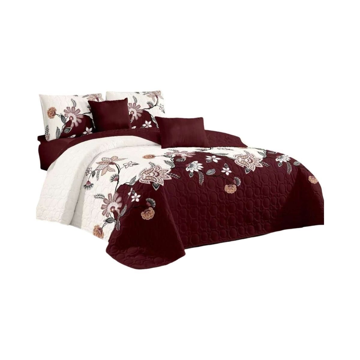 GENERICO - CUBRECAMA QUILT  DE VRANO KING-SUPER KING