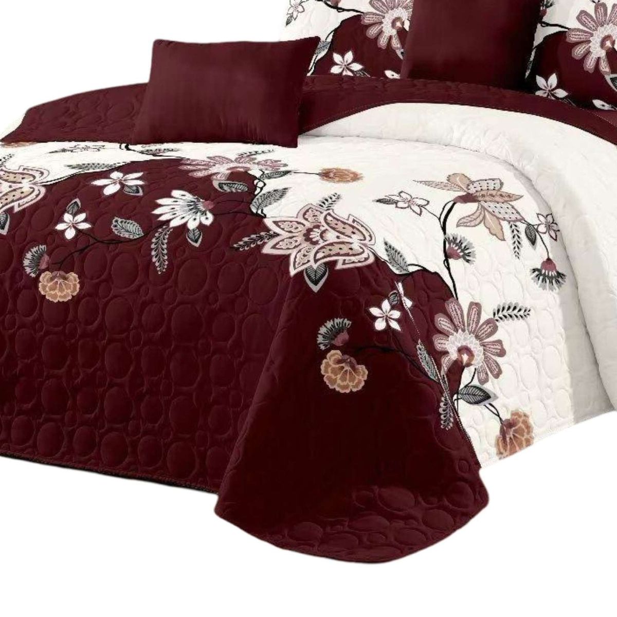 GENERICO - CUBRECAMA QUILT  DE VRANO KING-SUPER KING