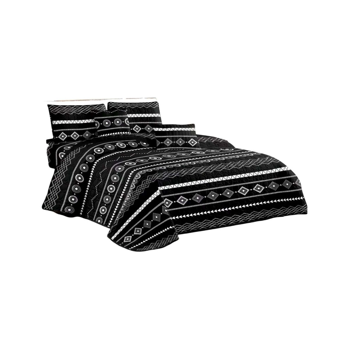 GENERICO - CUBRECAMA QUILT DE VERANO CON DISEÑO 2 PLAZAS