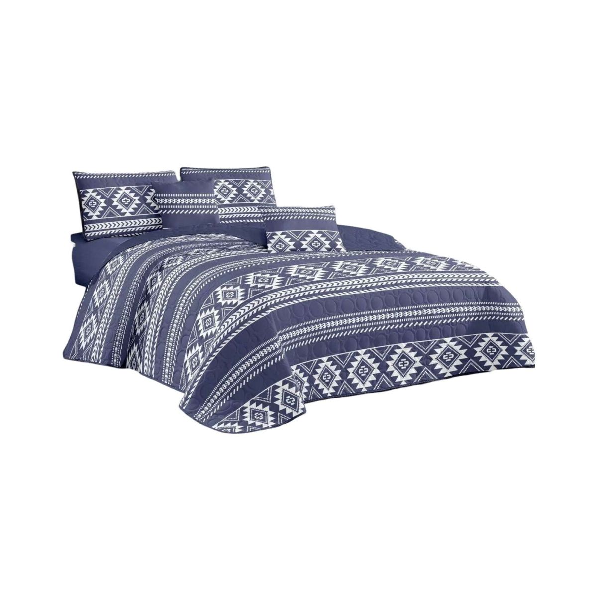 GENERICO - CUBRECAMA QUILT DE VERANO CON DISEÑO 2 PLAZAS