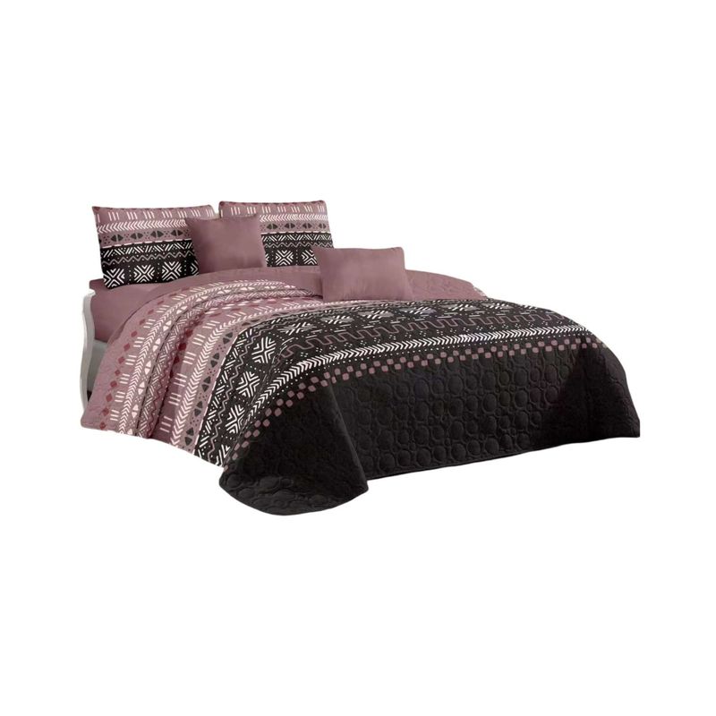 GENERICO - CUBRECAMA QUILT DE VERANO CON DISEÑO 2 PLAZAS