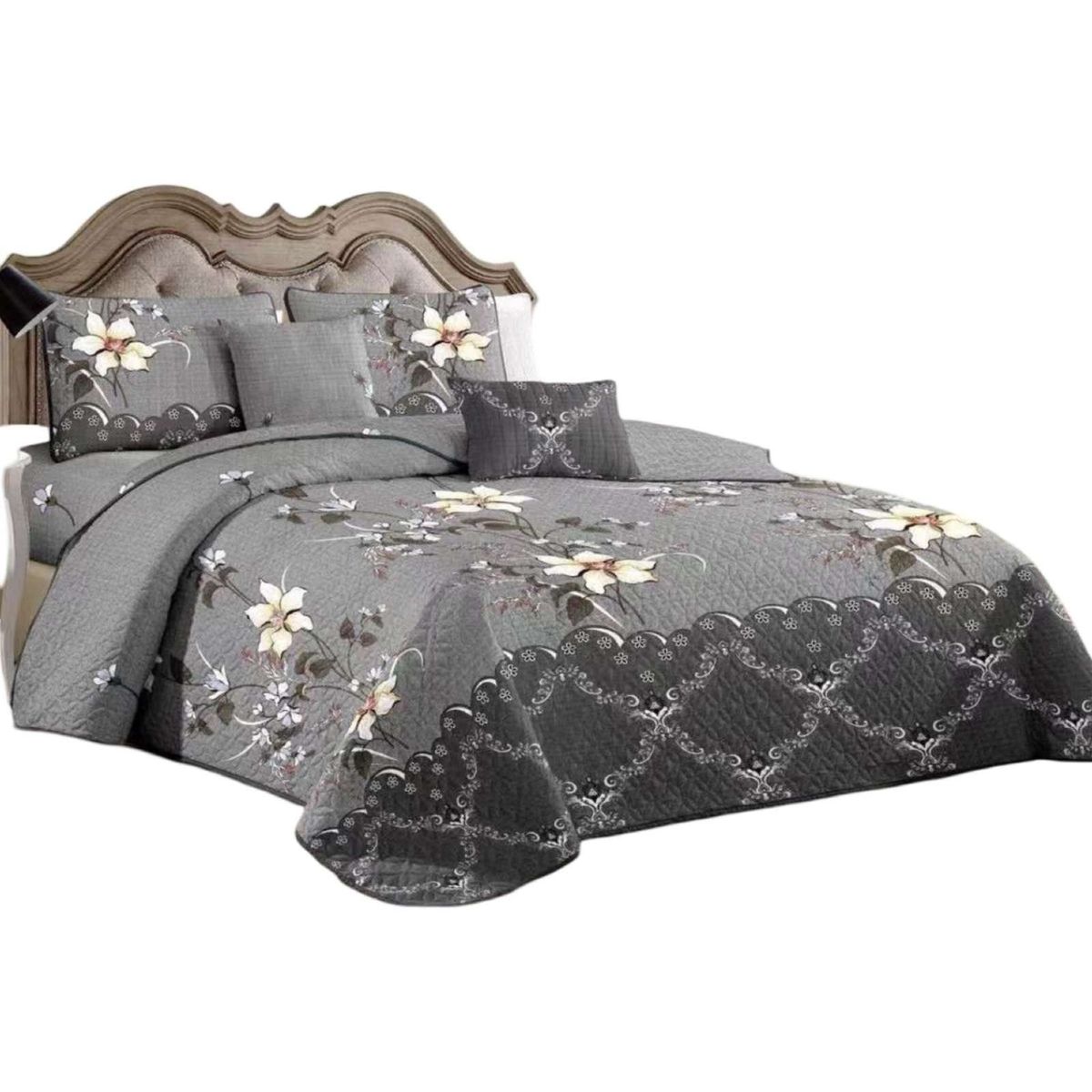 GENERICO - CUBRECAMA QUILT DE VERANO CON DISEÑO 2 PLAZAS