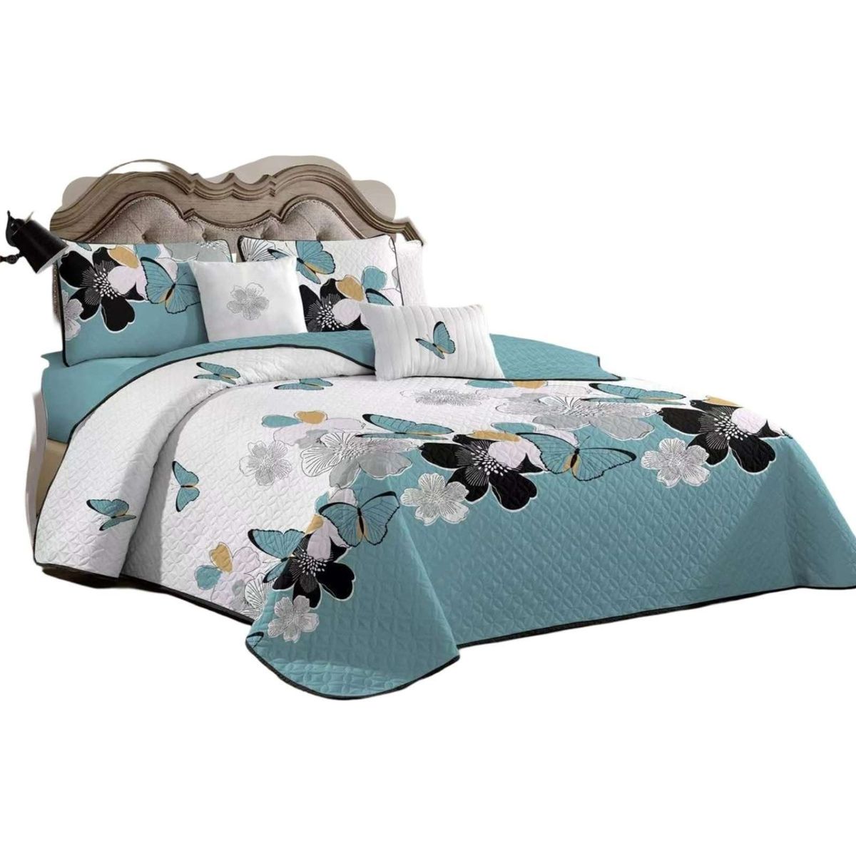 GENERICO - CUBRECAMA QUILT DE VERANO CON DISEÑO 2 PLAZAS