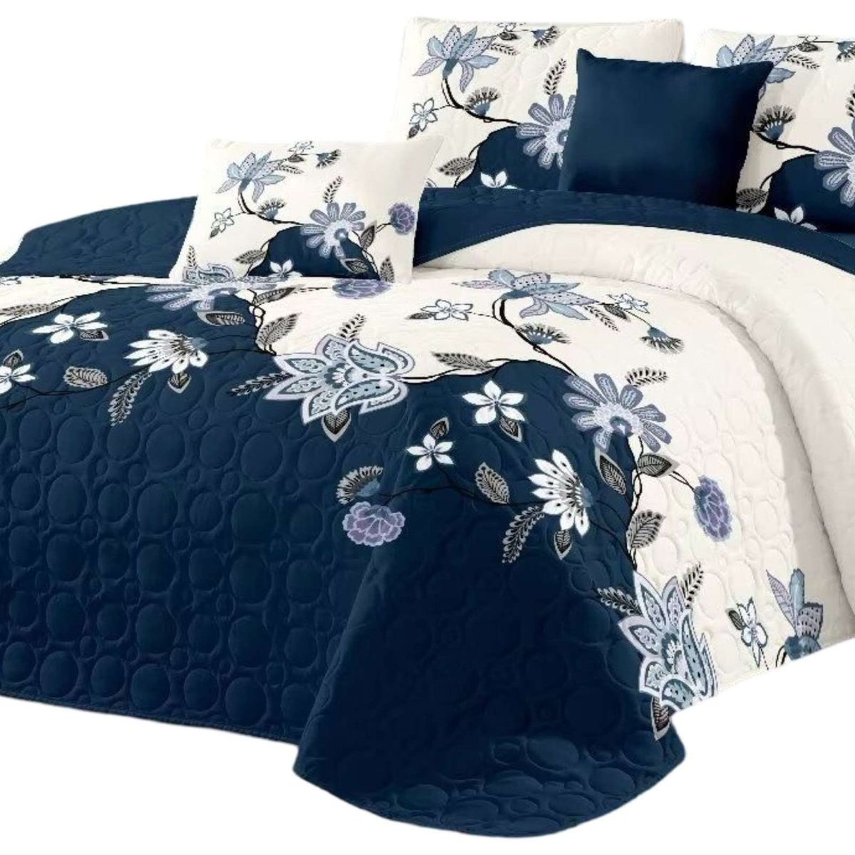 GENERICO - CUBRECAMA QUILT DE VERANO CON DISEÑO 2 PLAZAS