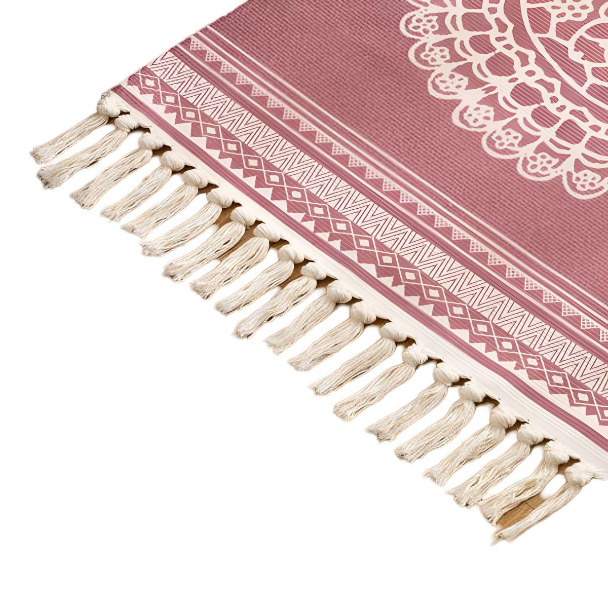 GENERICO - Alfombra de Lino 60x90 cm para Bajada de Cama  V1