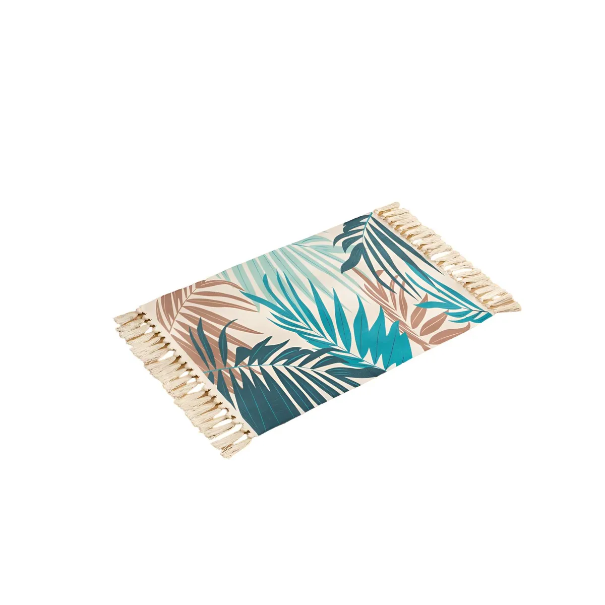 GENERICO - Alfombra de Lino 60x90 cm para Bajada de Cama  V6