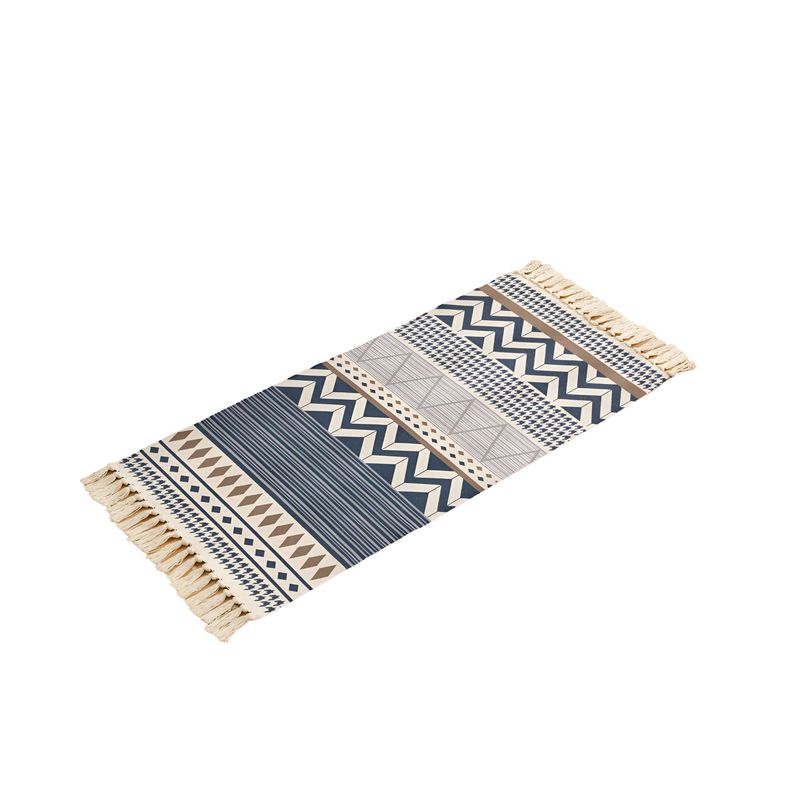 GENERICO - Set de 2 Alfombras de Lino 60x90 cm para Bajada de Cama  V9
