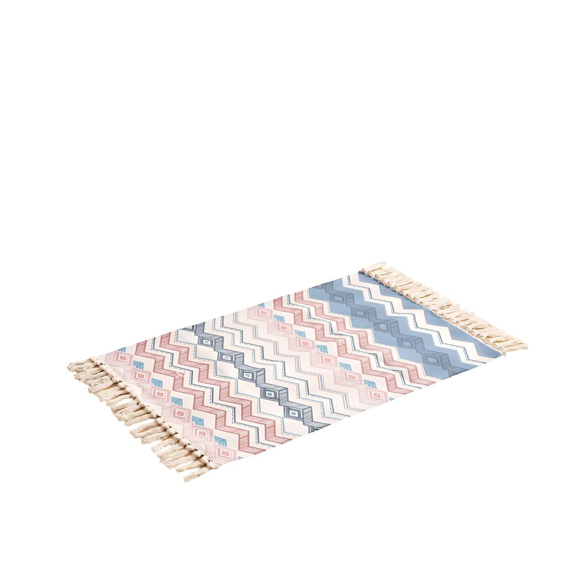 GENERICO - Set de 2 Alfombras de Lino 60x90 cm para Bajada de Cama  V10