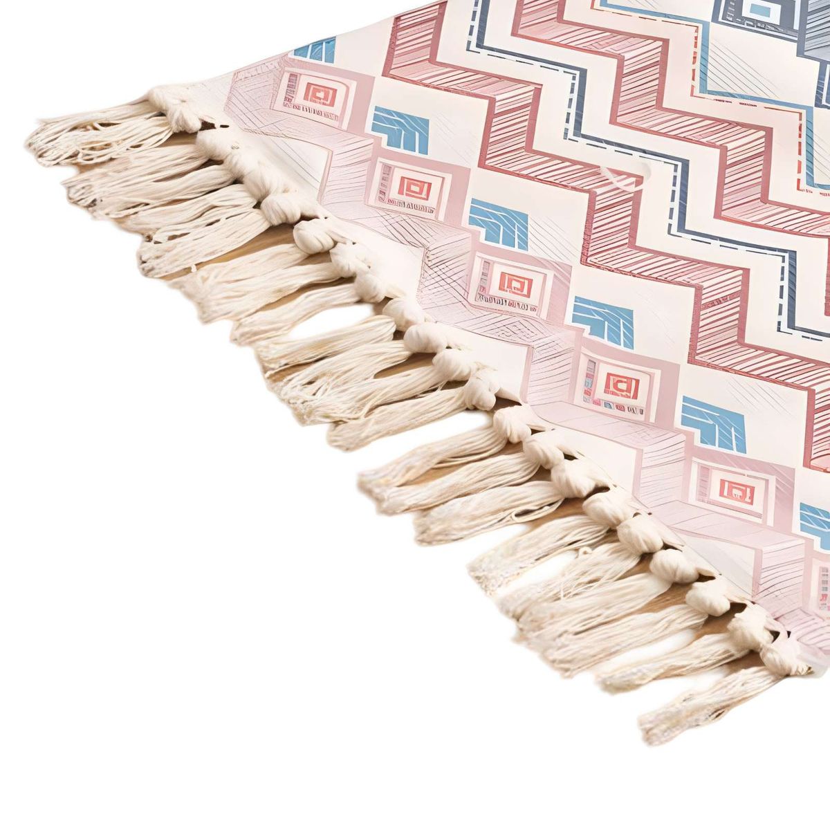 GENERICO - Set de 3 Alfombras de Lino 60x90 cm para Bajada de Cama  V10