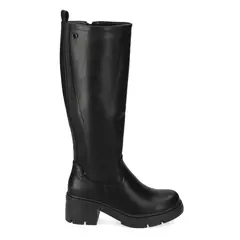 NEW WALK - Bota Mujer Taco Ancho 5 cm Negro