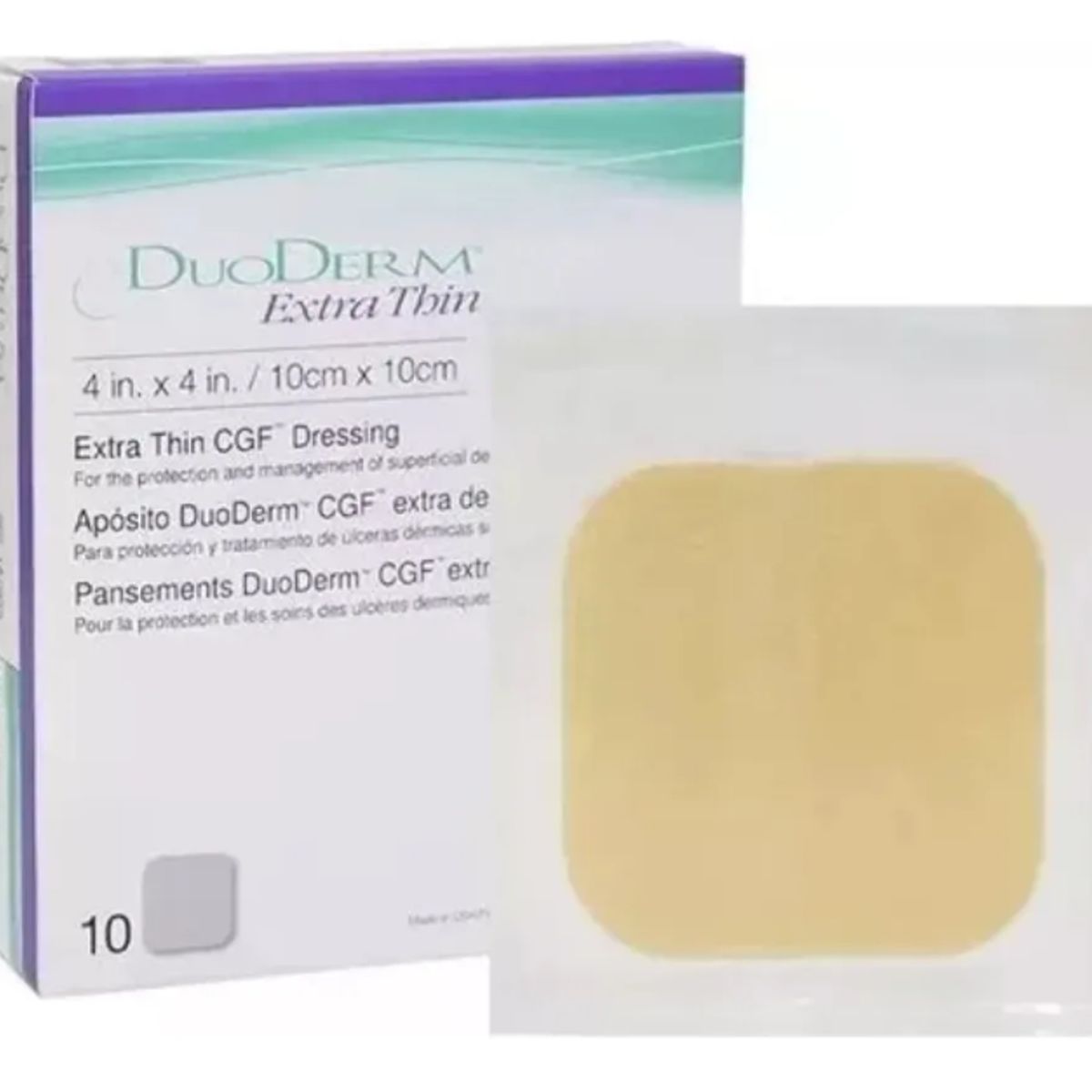 GENERICO - Parche Apósito Duoderm Extra Thin 10x10 Cm 187955 - 1 Unidad