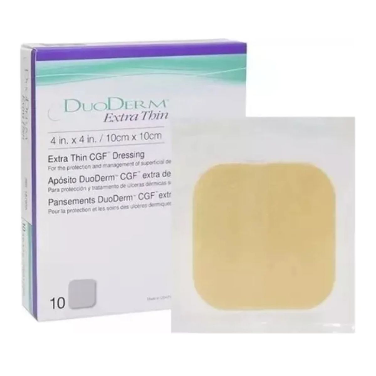 GENERICO - Parche Apósito Duoderm Extra Thin 10x10 Cm 187955 - 1 Unidad