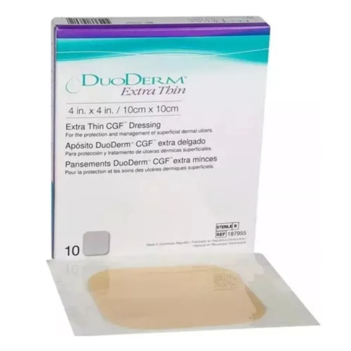 GENERICO - Parche Apósito Duoderm Extra Thin 10x10 Cm 187955 - 1 Unidad