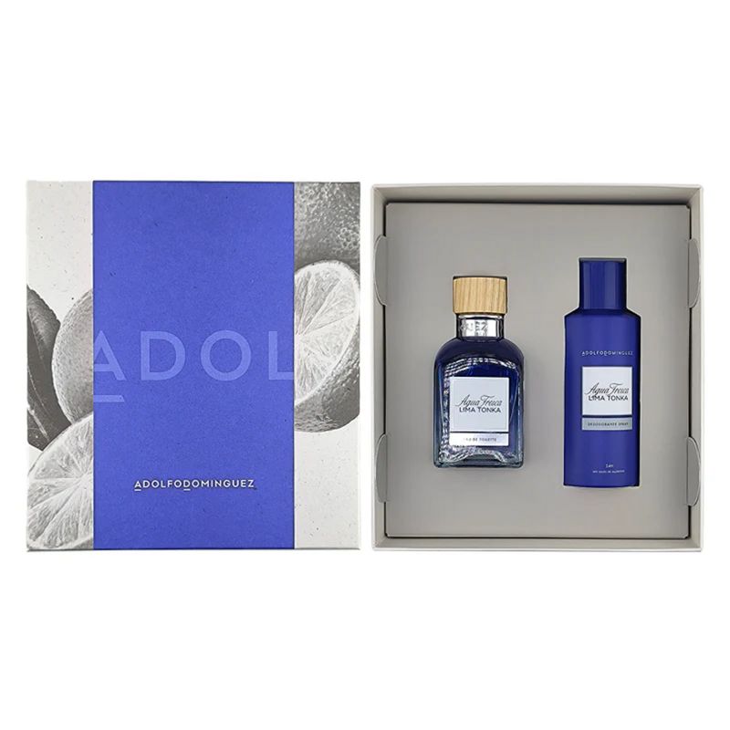 ADOLFO DOMINGUEZ - Adolfo Domínguez Lima Tonka  Edt 120ml+Desodorante 150ml