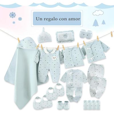 Imagen 2 del producto Pack Ajuar Bebé Ropa 24 Piezas Rosado