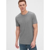 Polera Hombre Cuello Redondo Gris