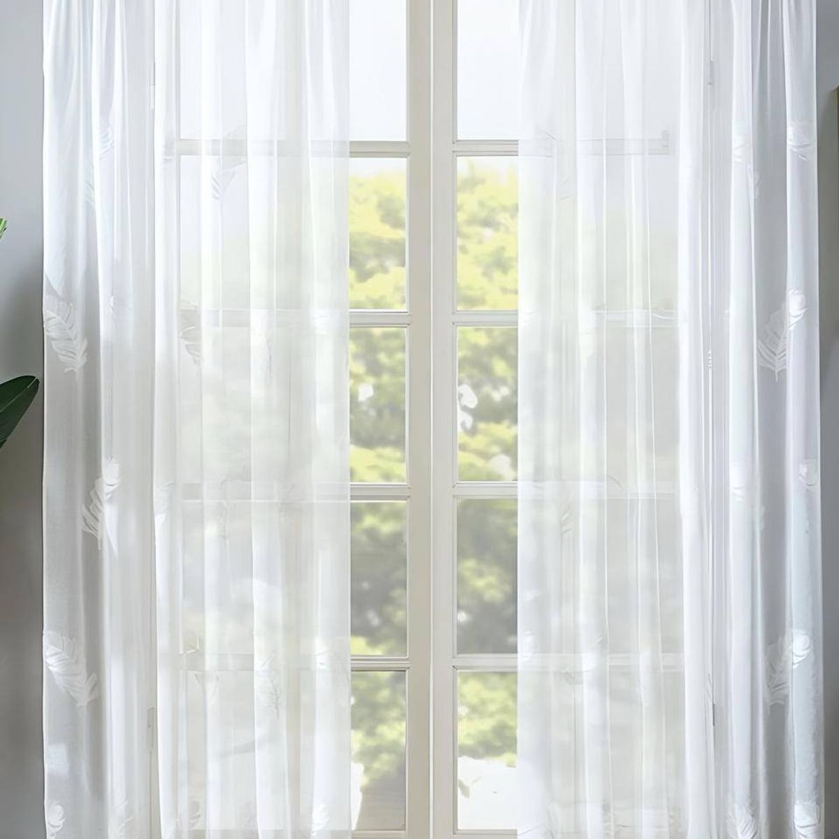 GENERICO - VISILLO BLANCO BORDADO 2 PAÑOS f06