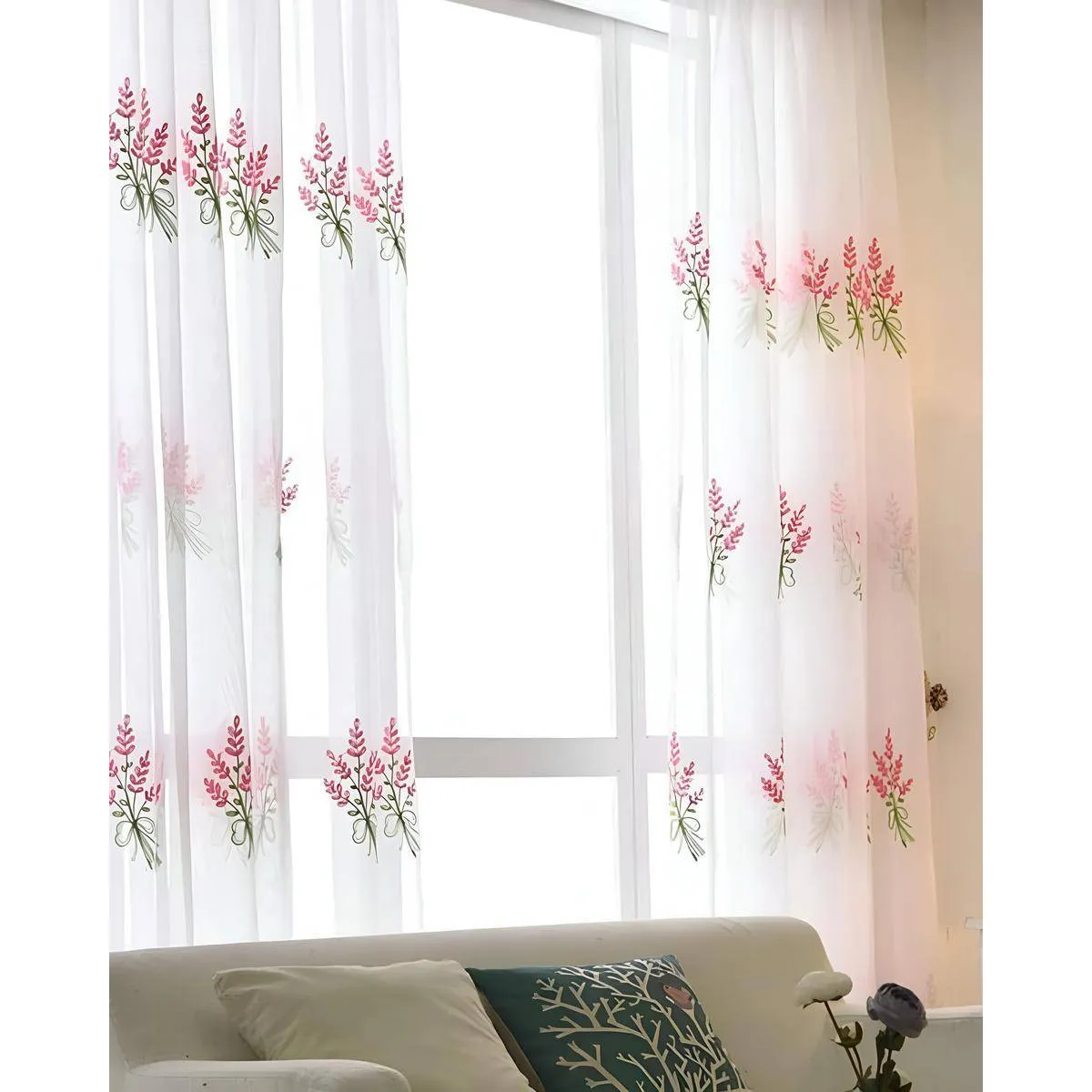 GENERICO - VISILLO BLANCO BORDADO 2 PAÑOS f12