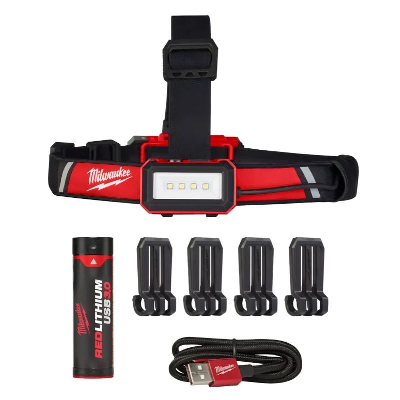 MILWAUKEE - Milwaukee Linterna Frontal Recargable Usb 600 Lm 2115-21