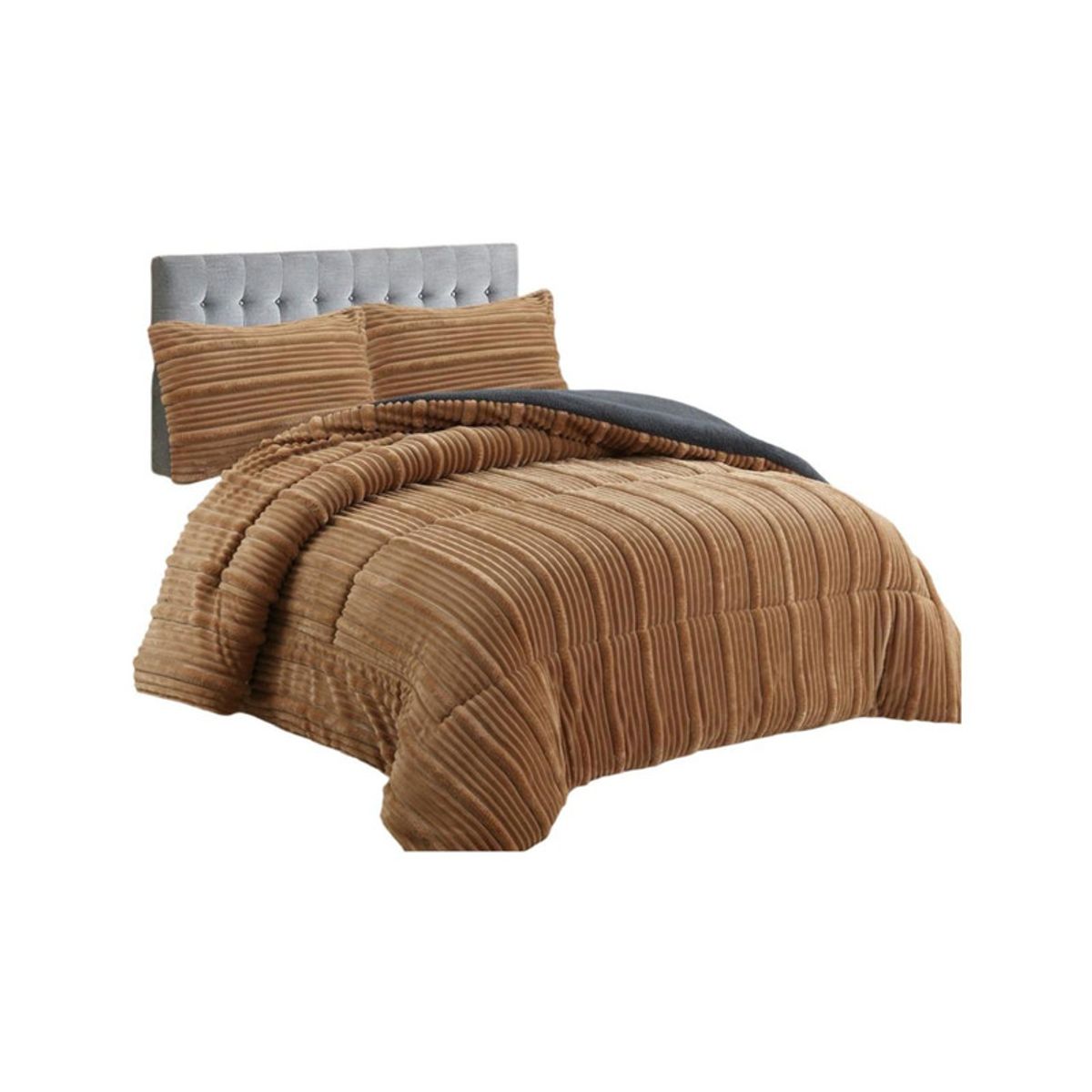 GENERICO - COBERTOR DE INVIERNO 2 PLAZA CON CHIPORRO