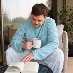 SIMPLY B - Pijama largo bajo del marhombre