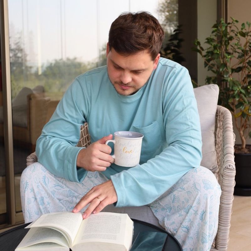 SIMPLY B - Pijama largo bajo del marhombre