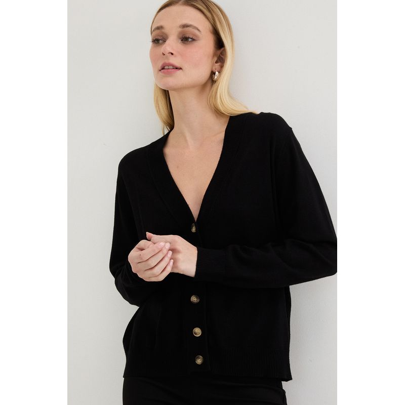 ASH - Chaleco Negro Mujer Ash