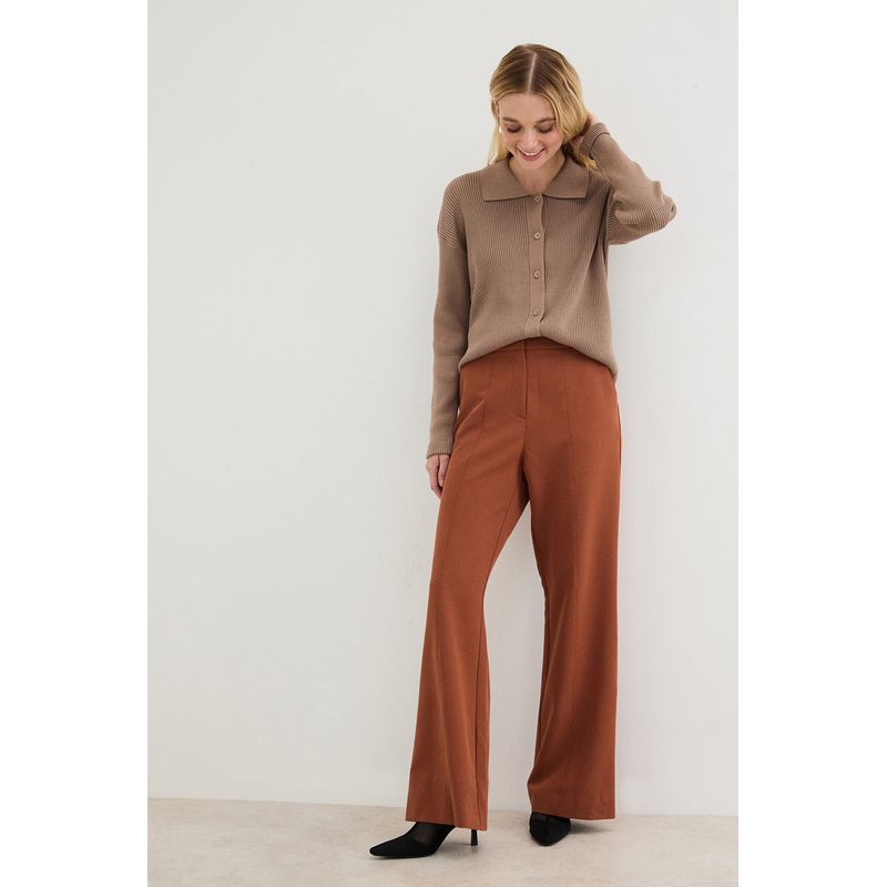 ASH - Pantalon Café Mujer Ash