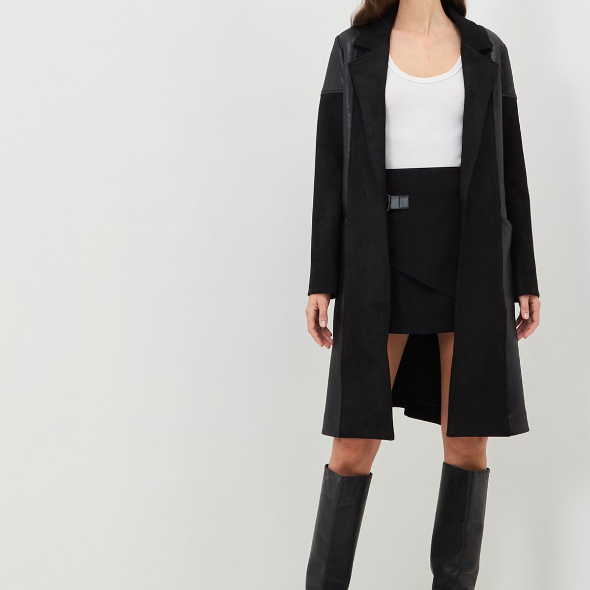 IO - Tapado Abierto Negro Mujer Io