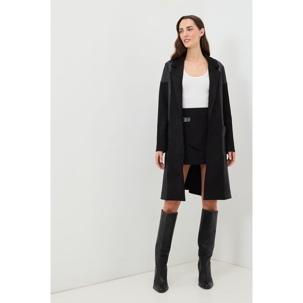 IO - Tapado Abierto Negro Mujer Io