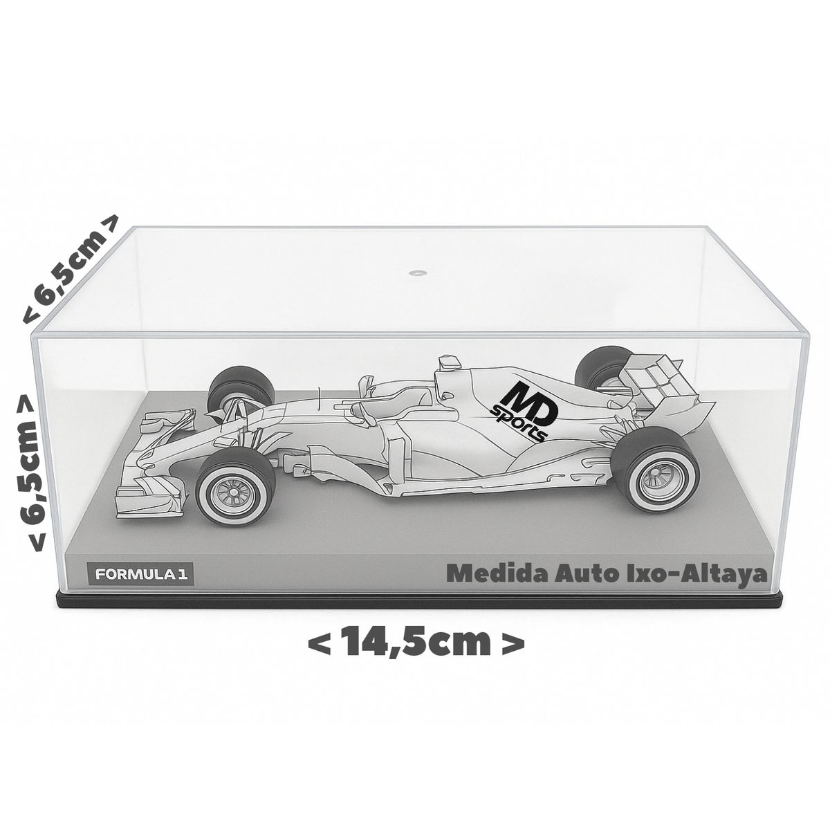 FORMULA 1 - Auto Formula 1 Brabham Bt24 1967 #2 Denis Hulme Caja Acril 1:43