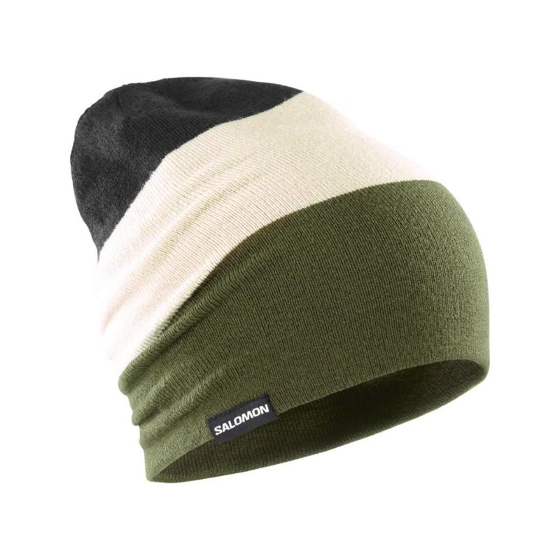 SALOMON - Gorro Flatspin Reversible Beanie Verde Salomon
