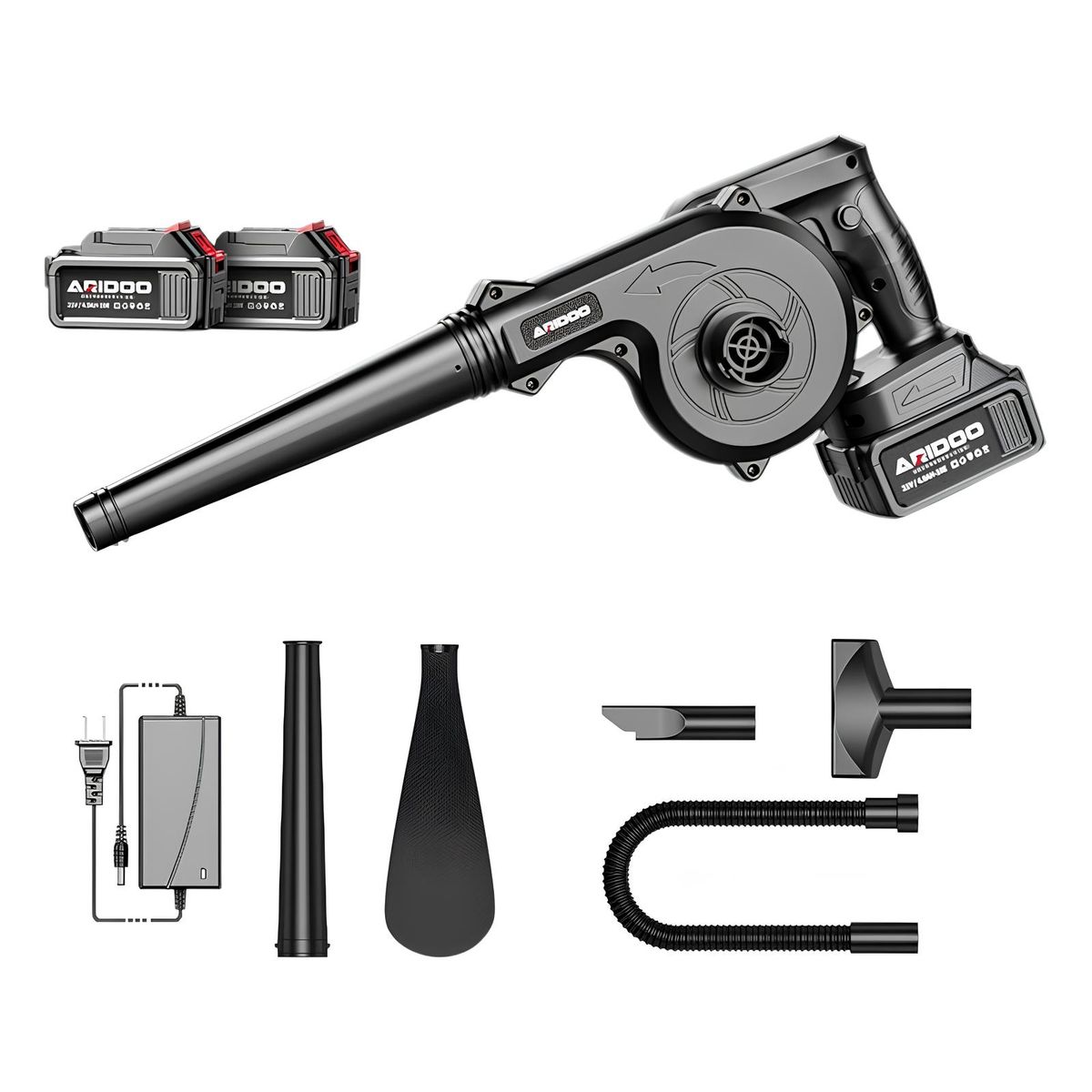 LUBABYCAS - Sopladora Aspiradora Inalámbrica 2 Baterías 21V C01