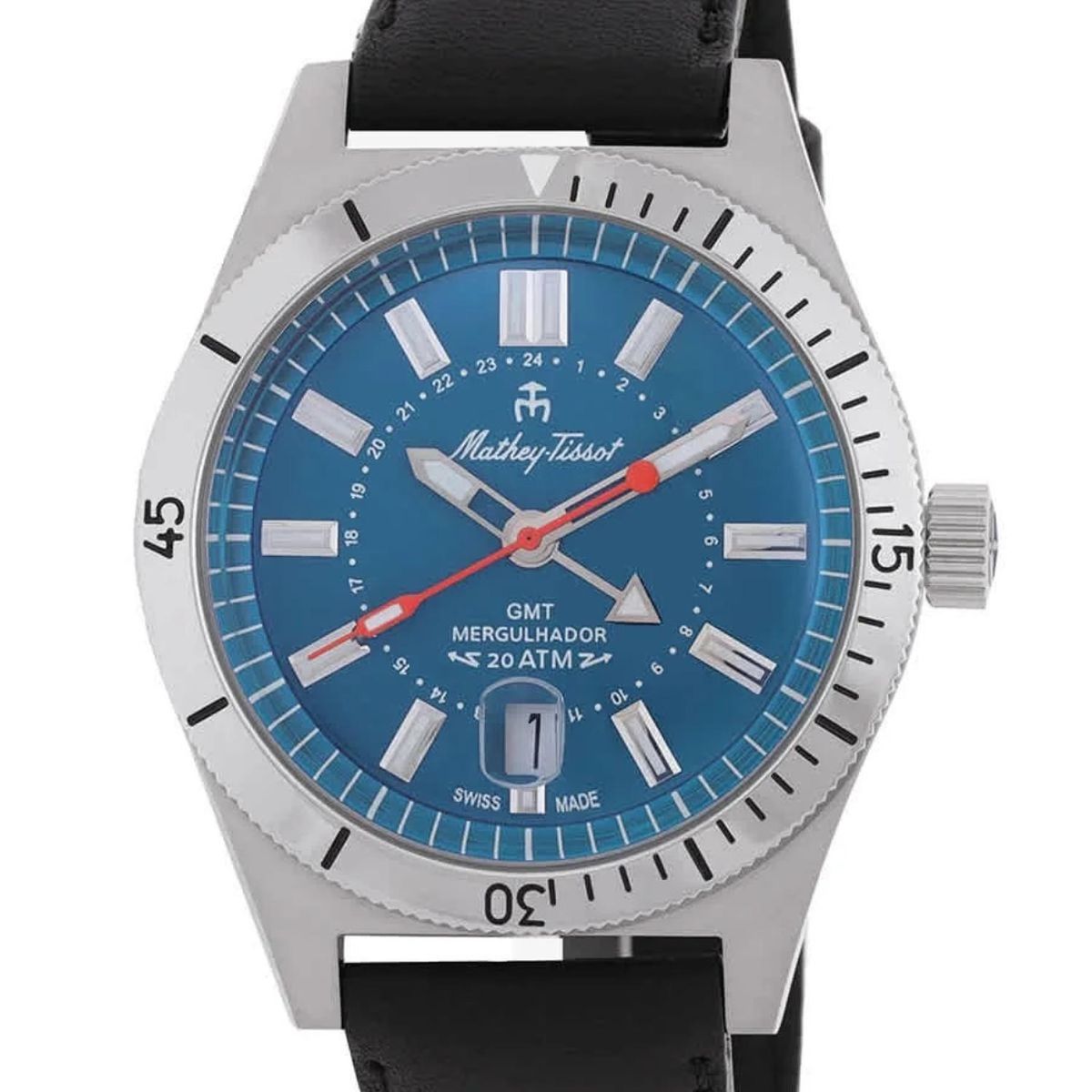 MATHEY TISSOT - Reloj Mathey-Tissot Hombre Mergulhador GMT MRGABU
