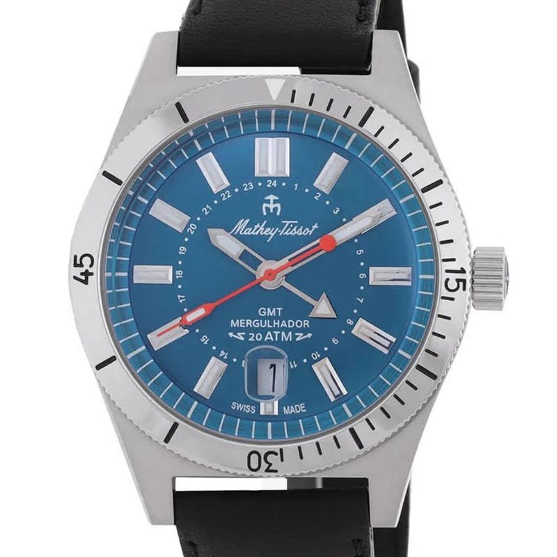 MATHEY TISSOT - Reloj Mathey-Tissot Hombre Mergulhador GMT MRGABU