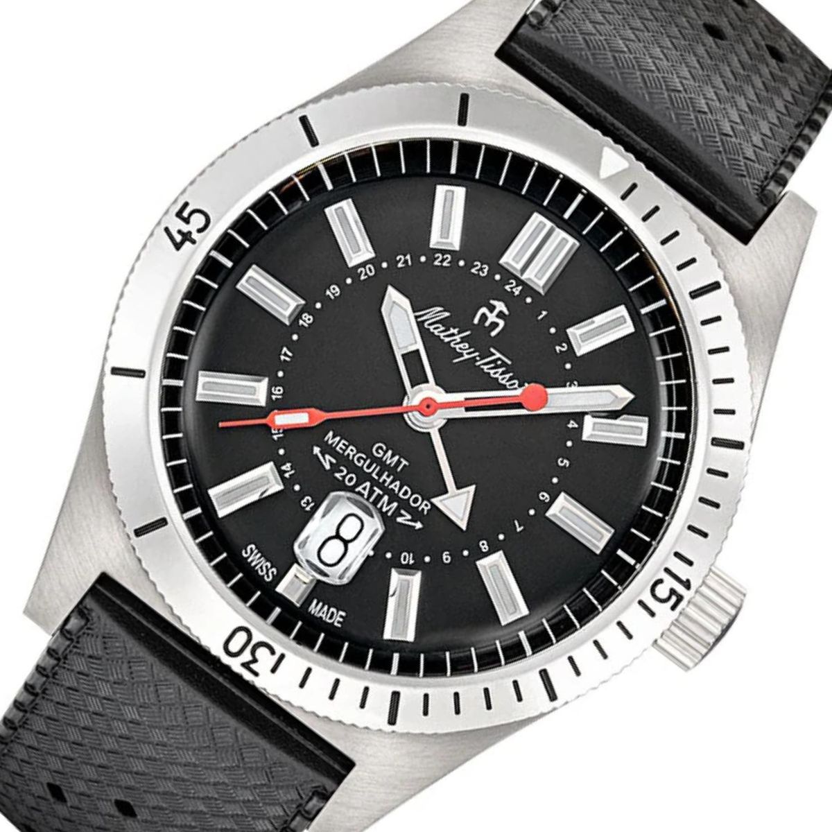 MATHEY TISSOT - Reloj Mathey-Tissot Hombre Mergulhador GMT MRGAN