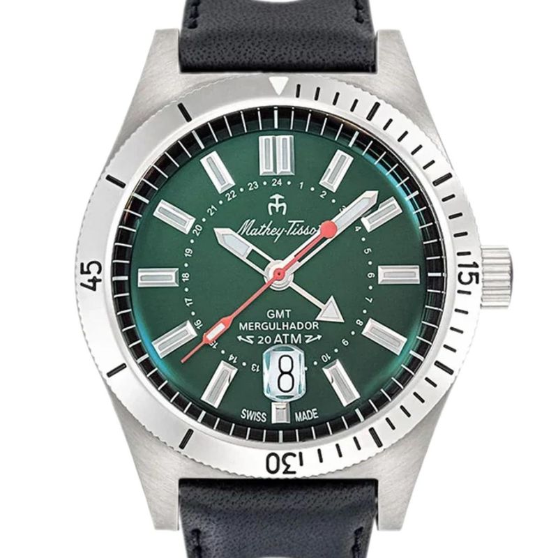 MATHEY TISSOT - Reloj Mathey-Tissot Hombre Mergulhador GMT MRGAV