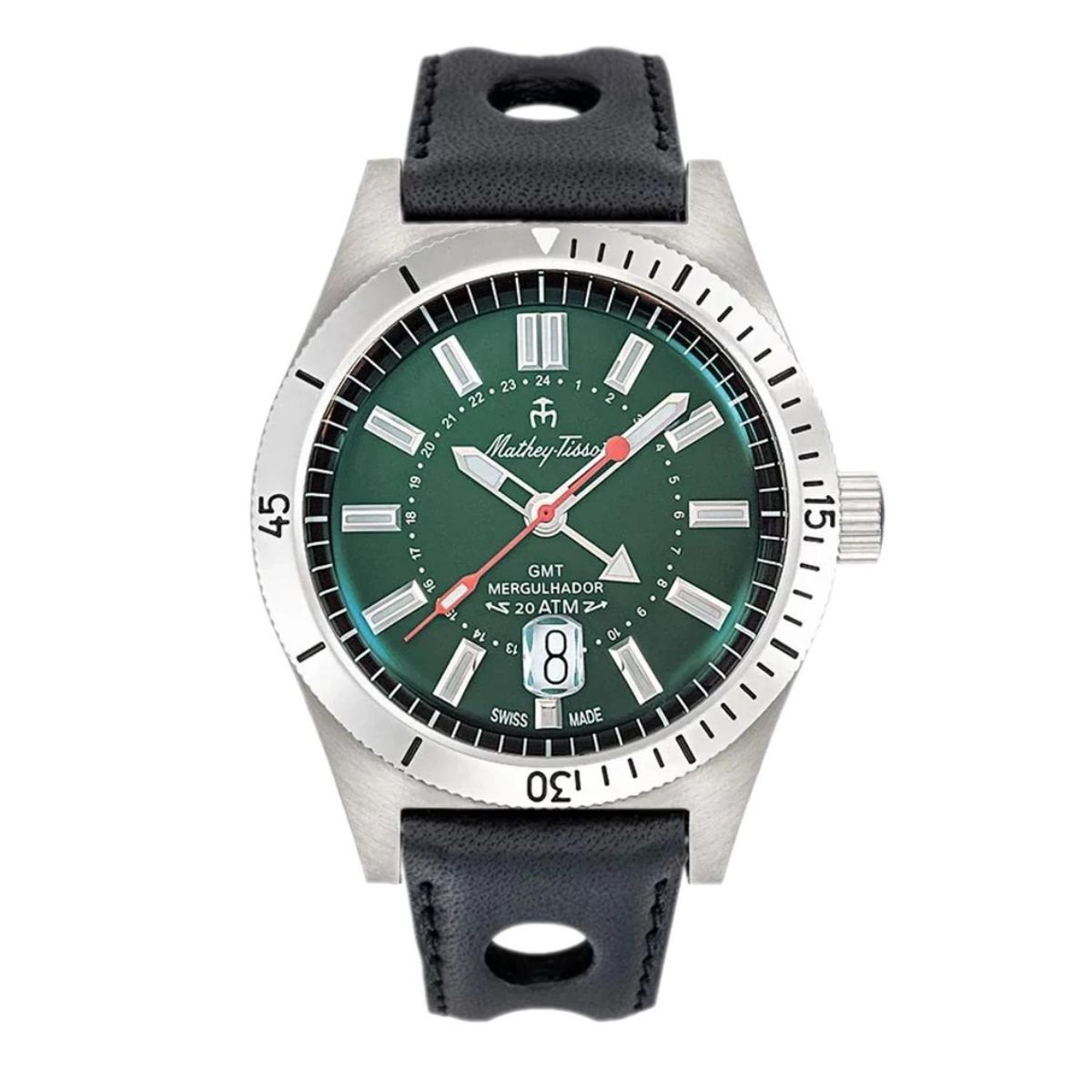MATHEY TISSOT - Reloj Mathey-Tissot Hombre Mergulhador GMT MRGAV