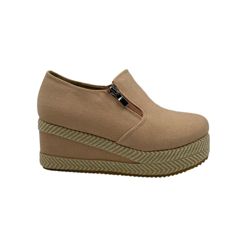 HERIEL - Zapato Panchita Rosa Gamuza