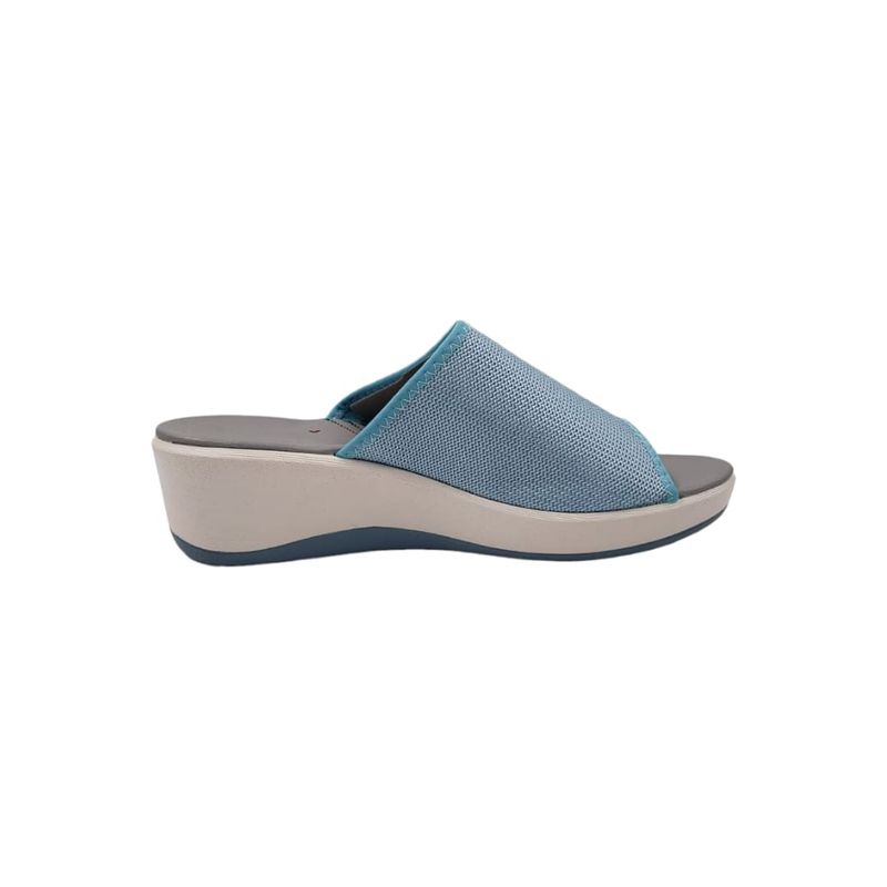 HERIEL - Sandalia Azul Plataforma Mujer