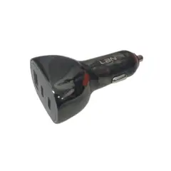 LBN - CARGADOR USBTIPO-C PARA VEHICULOS LBCC44 NEGRO
